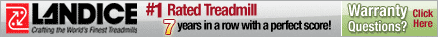 Landice - #1 rated Treadmill 7 years in a row