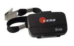 At Home Fitness sells the highly regarded Ekho Three Pedometer for $18.95, which tracks steps and multiplies them by your stride length to calculate the number of miles you traveled.