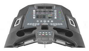 The 3G Cardio Elite Runner Treadmill electronics board. It can be upgraded using your iPad.