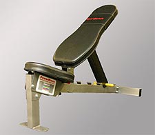 Powerblock Silver Sport Bench At Home Fitness