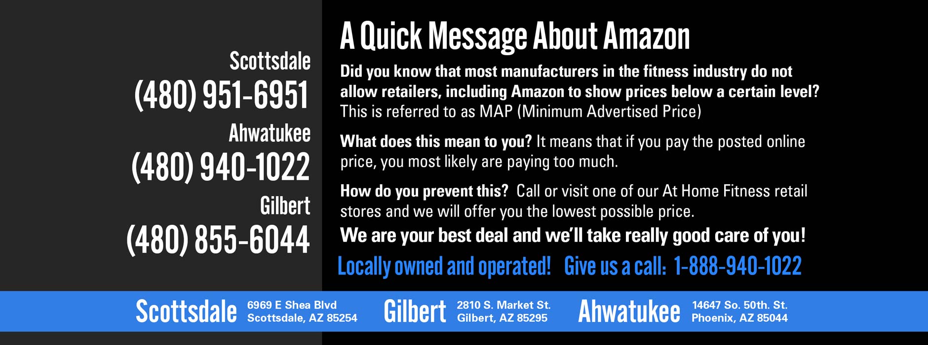 A Quick Message About Amazon
