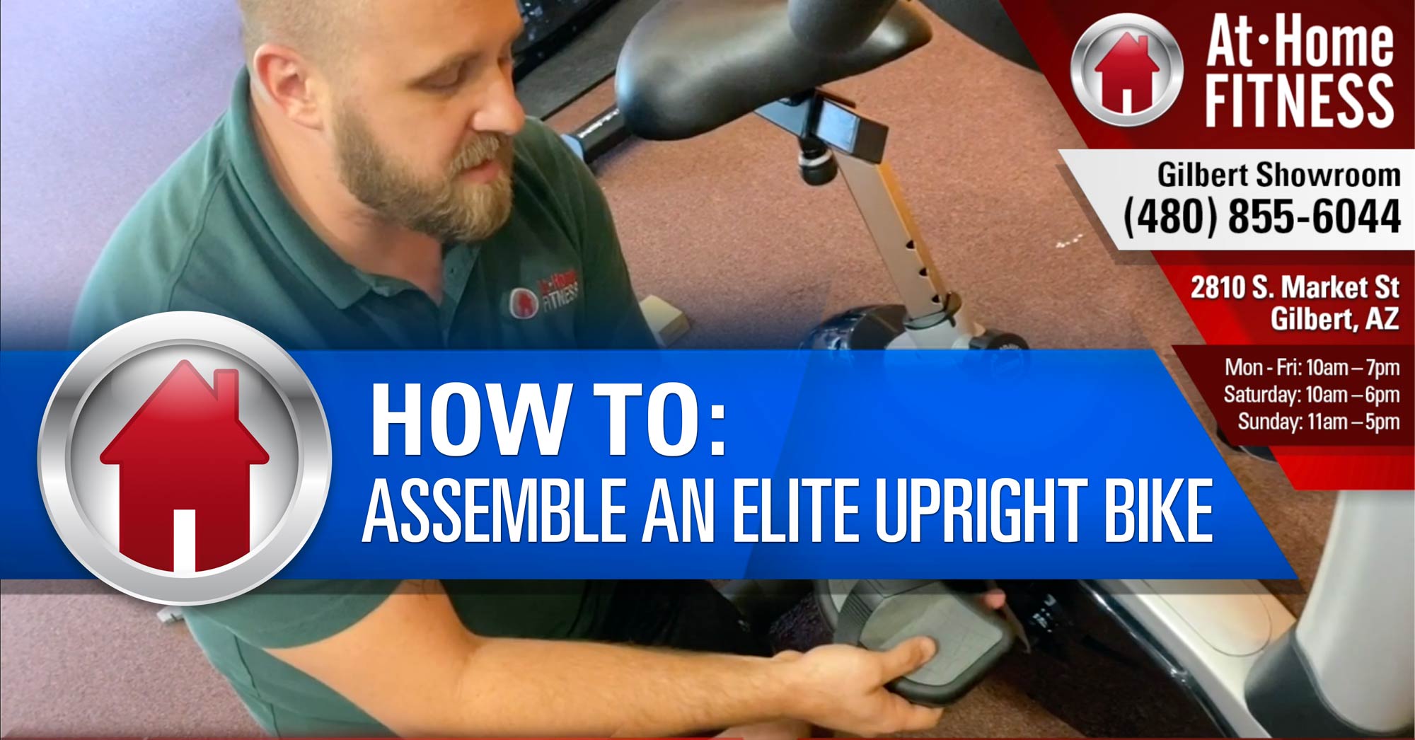 Easy to follow assembly tips for 3G Cardio Elite UB Upright Bike