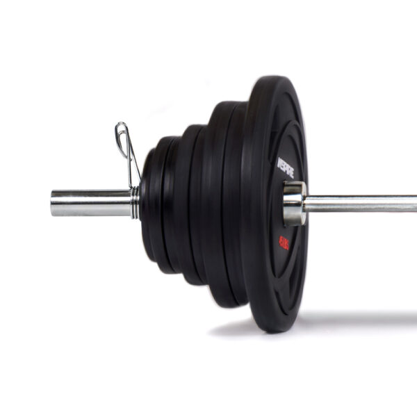 Inspire Fitness 300 LB (2.5-45 LB) URETHANE OLYMPIC SET WITH CHROME BAR