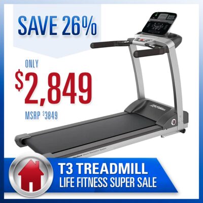 Life Fitness T3 Treadmill Sale - Save Big