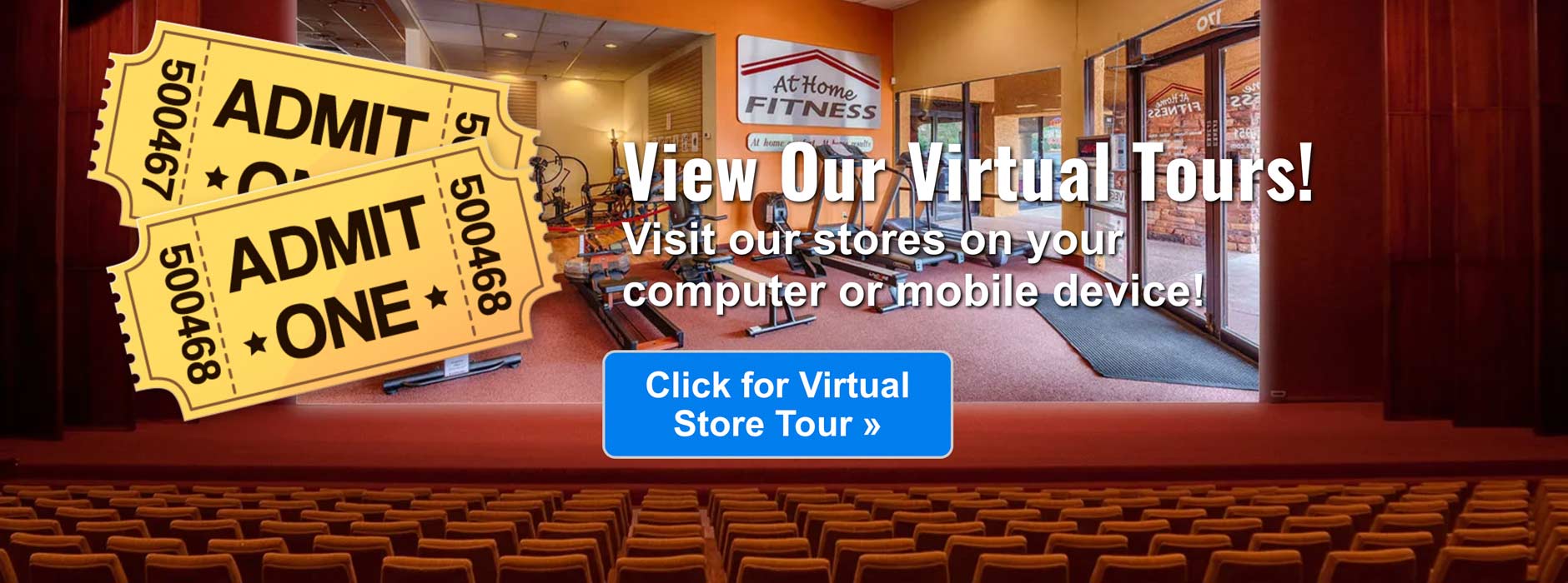 View our virtual tours - store locator and virtual tours of At Home Fitness Showrooms
