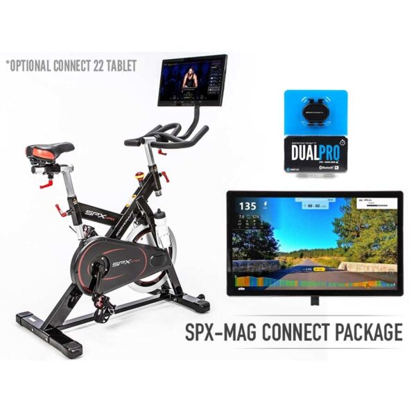 BODYCRAFT SPX-MAG INDOOR TRAINING CYCLE with 22in TOUCHSCREEN