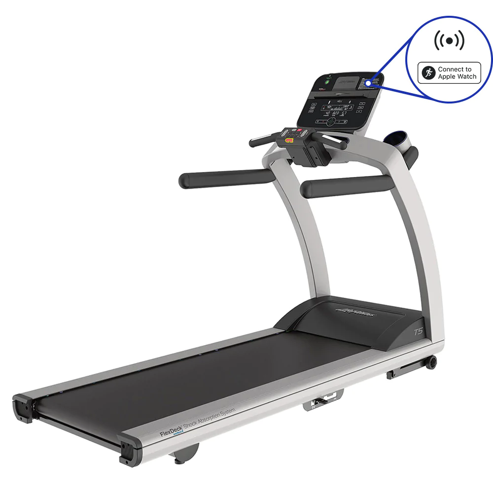 Life Fitness T5 Series Treadmill with Track console