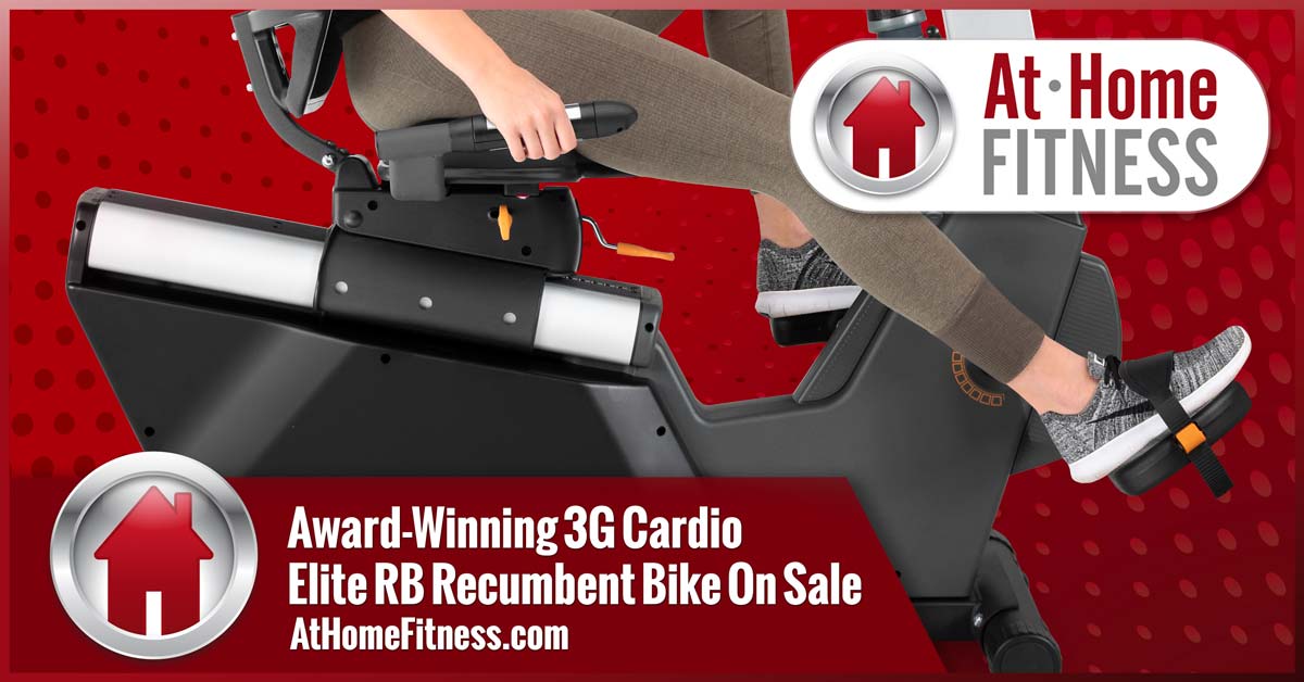 Award-Winning 3G Cardio Elite RB Recumbent Bike On Sale